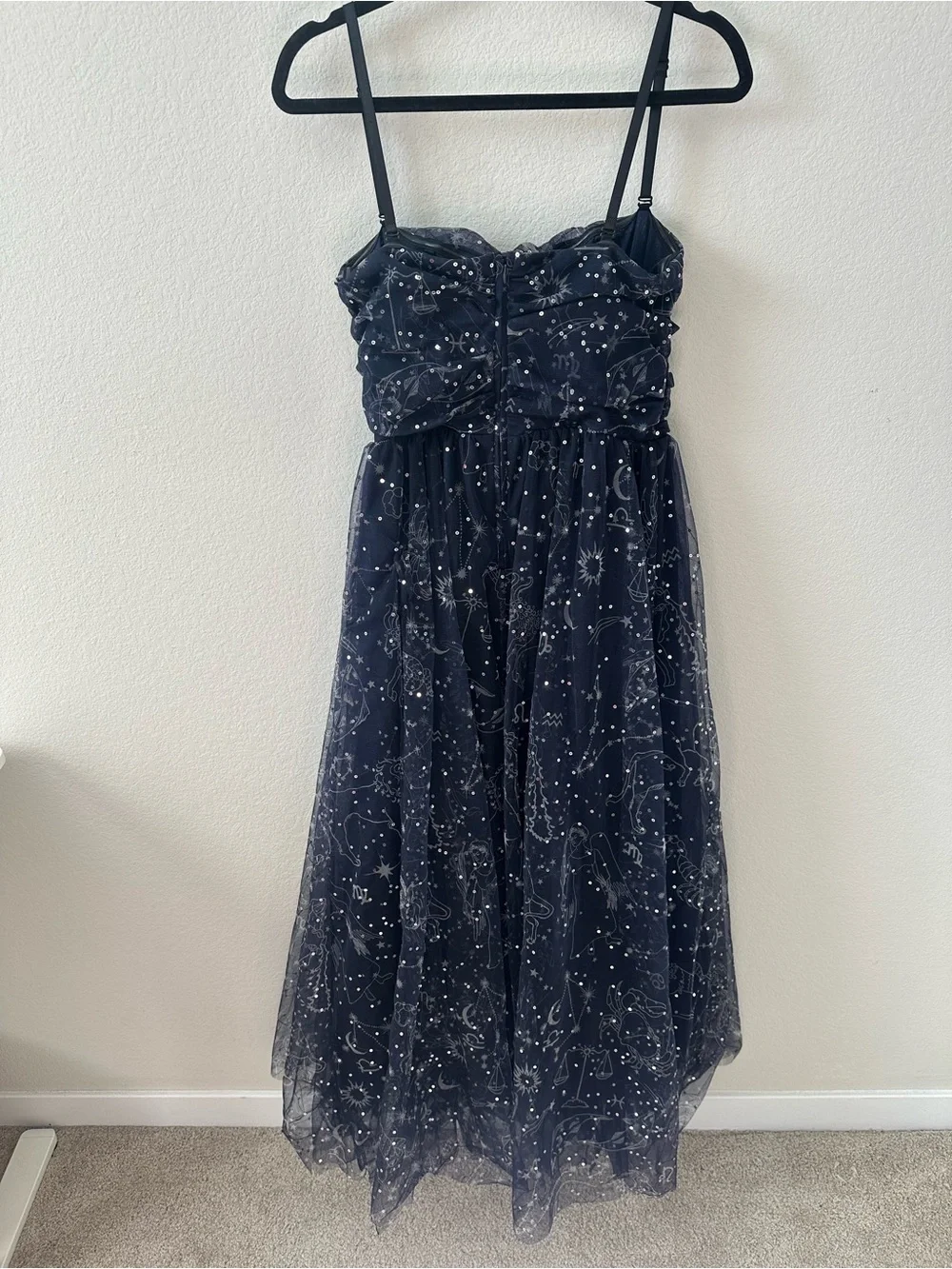 Staud Bettina Gown Zodiac Constellation Tulle SZ US 10 - Picture 9 of 9